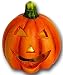 Produktbild Kürbis mit LED Beleuchtung aus Keramik orange grün Dekokürbis zur Dekoration im Herbst Halloween (orange/grün#01)