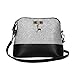 Dragon868 Elegante Umhängetasche aus Leder | Arbeit Büro Clutch Damentasche Crossbody Damenhandtasche Freizeit Gurt Handtasche Rucksack Schule (Silber) by 