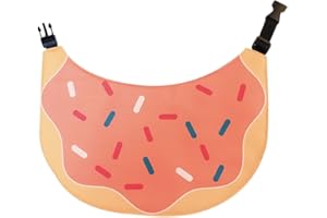 PETPHINDU Bandana del Animal Doméstico Lindo Perro De Dibujos Animados Donuts Babero Pañuelo para El Cuello del Gato del Pañuelo Babero Impermeable De Mascotas para Medianas y Grandes Perros Bandana