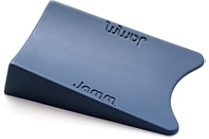 The World’s Best Door Stopper! Beats all other door stops and wedges on Tile, Carpet, Wood, Laminate, Stone, and Marble floors. The Award-winning Jamm® doorstop is perfect for babies and kids, dogs and cats, home and work. No more slamming doors!
