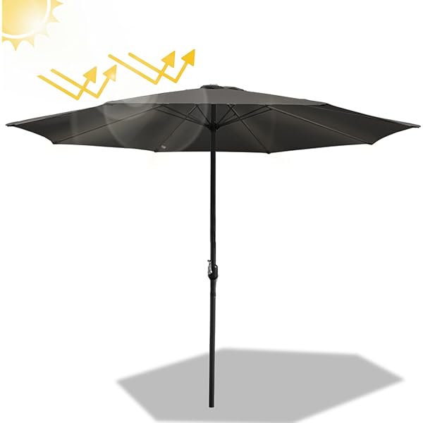 Parasol Déporté Daromigo 270/350cm | Protection UV50+ | LED Solaire | Manivelle