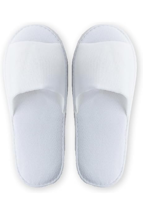 Ciabatte Hotel Luxury 100 Paia - Spugna Cotone Con Suola EVA Impermeabile