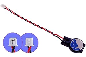 LeFix ML 1220 ML1220 Rechargeable CMOS Battery with Connector Cable for ASUS EEE PC 1101HA 1005HA T101MT 1101HAB 1005P,Acer Aspire 5920 5920G 5920 G Series,Fujitsu Amilo Pi 3560 3660 LI3710 LI3910