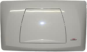 Placca Bianca Kariba 306300 Per Cassetta Incasso Monopulsante - Interruzione Risciaquo Start/Stop - Foto 8