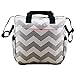 NimNik Baby Diaper Bags Chevron w/ Changing Mat Best Quality Designer Diapers Bag for Girls Boys Twins, Shower Gifts for Mom Dad