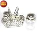 Sukhson basket designed all in one silver multipurpose salt,pepper shaker or dispenser/sprinkle RS.199.00