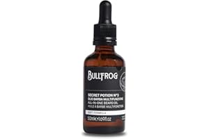 GÉNÉRIQUE Bullfrog Secret Potion N.3 Huile à barbe tout-en-un 50 ml Enrichie de nombreux ingrédients nutritifs