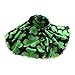 Produktbild Blumen Of Die Nationen Gebunden Polyester Schwarz und Grün Irisches Kleeblatt groß Rechteckig Schal With Fringe
