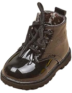 Hunpta Winter-Baby jungen Mädchen Kind Armee Stil Martin Stiefel warme Schuhe