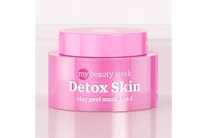 7DAYS - Maschera scrub esfoliante in argilla 2in1 per Viso con Zinco, Alghe | Detergente viso per donna | Cura della pelle del viso e trattamento dell'acne | Skincare Coreana, 1 pz x 50 ml