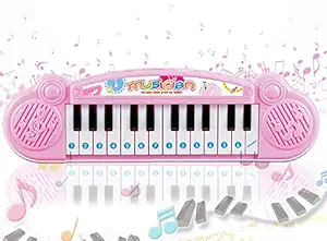 Zusaca Musical Keyboard Piano for Kids, 22 Keys has Different Sounds (Multicolor)