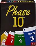 Mattel Games FPW38 - Phase 10 Kartenspiel, geeignet fr 2 - 6 Spieler, Spieldauer ca. 60 - 90 Minuten, Gesellschaftsspiele und Kartenspiele ab 7 Jahren - 