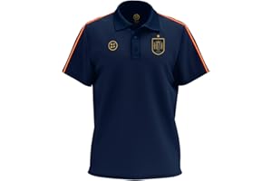 smartketing Unisex Polo Replica Spanish National Football Team Polo Shirt