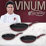 sartenes san ignacio carrefour opiniones Este set se compone de un amplio rango de sartenes, de 20, 24, y 28 cm; de diámetro, para que dispongas de una extensa gama acorde a tus necesidades