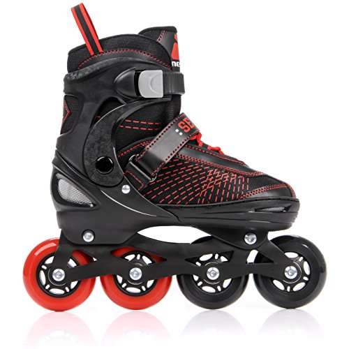 meteor Set Sector Tailles reglable Patins de Roues Alignées + ULTRAPOWER Sac à Dos des Cordons | Enfants | Femmes | Hommes | Inline Skates | ABEC7 Carbone, Dimension:S (30-33)
