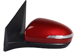 CAIDIS Retroviseur Complet pour Hyundai I20 (2016-2017) Rétroviseur Électrique Pliable Et Chauffant Rétroviseurs Extérieurs(N Red 6 pin Left)