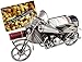 Produktbild BRUBAKER Weinflaschenhalter Vintage Motorrad mit Beiwagen Nostalgie Deko-Objekt Metall mit Grußkarte für Weingeschenk