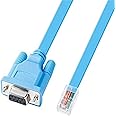 Cisco Console Server 6ft DB9 Female To RJ45 Male Rollover Console Cable For Cisco Red Rj45 Cable