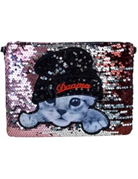 AiSi Damen Pailletten Glitzer modern Clutch/ Handtasche/ Damenhandtaschen/ Abendtasche/ Umhängetasche/ Party-Bag...