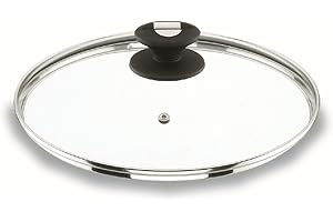 Lacor-71926-glaslock med ånghål 26 cm Vitt