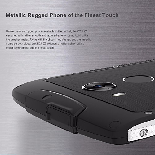 HOMTOM ZOJI Z7 Smartphone- IP68 impermeabile, 5.0â€˜â€™ HD Display Android 6.0 4G Telefono Cellulari, MT6737 quad core 1.3GHz, 2GB RAM 16GB ROM, 13MP+5MP Camera, Dual SIM, Fingerprint recognition, WiFi/GPS/OTA/OTG Cellulare - Arancione