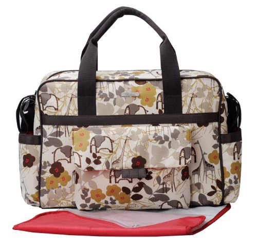 Allis New Baby Diaper Changing Bag Nappy Tote 3PCs-Beige