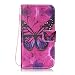 Produktbild Nancen Samsung Galaxy J5 2015 / SM-J500F (5 Zoll) Hülle Case Handyhülle Brieftasche Etui Lederhülle Schutzhülle Abdeckung Bookstyle Klappcase mit 2 Kartenslots 1 Wallet Tasche Handgelenk Seil
