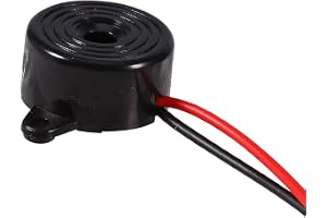 Piezo Buzzer 85Db 3-24V Aktiv Peka Larmare Ringer 100 mm För Elektroniska Apparater