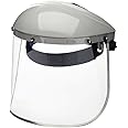 Sellstrom S30110 ANSI, Clear Aluminium Bound Polycarbonate Face Shield, Ratchet Headgear, Grey