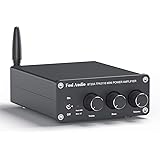 Fosi Audio BT20A Bluetooth Amplifier, Mini Hi-Fi Stereo Amp Integrated Receiver for Home Audio Passive Speakers, BT 5.0 Class