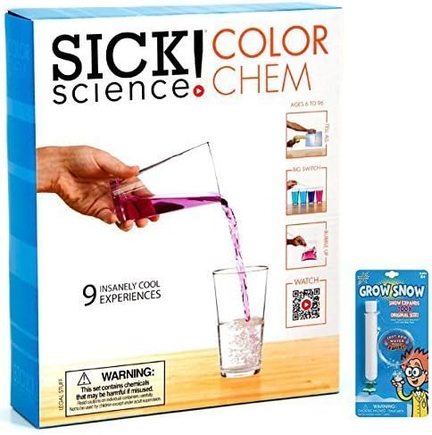 Be Amazing Toys Color Chem Sick Science with Grow Snow