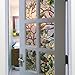 Produktbild Bluelover Magnolia Statische Fenster Folien 3 M Pvc Folien Glas Aufkleber-Kleber Mattierte Fensteraufkleber