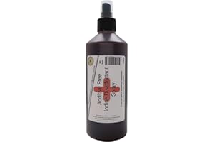 QUALIFIED NATUROPATH - PROFESSIONAL PRACTITIONER PRODUCTS Iodine Disinfectant Spray 550ml - All Natural Additive Free - For Human and Animal Use