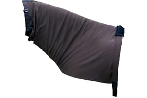 netproshop Pferde Fliegen- und Insektenschutz Ekzemer Halsteil Braun Elasthan, Groesse:XL