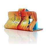 BONROY® Handyhülle Samsung Galaxy A3 (2016) SM-A310F Hüllen Bunte Gemalt Malerei Muster PU Lederhülle Schutzhülle Handyhülle Taschen Schalen Handy Tasche Flip Wallet Ständer Etui Karten Slot Lederhülle Kredit Kartenfächer Folio Bookstyle mit Weich TPU Innere Schutzhülle für Samsung Galaxy A3 (2016) SM-A310F - 