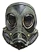Produktbild Steampunk Latex Gasmaske SciFi Halbmaske grün