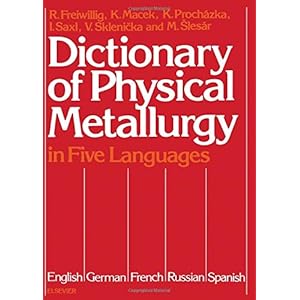 Dictionary of Physical Metallurgy