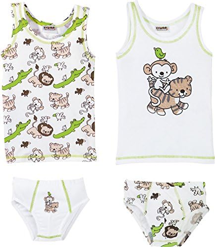 Kinderbutt 4-pc underwear set jersey beige size 122/128