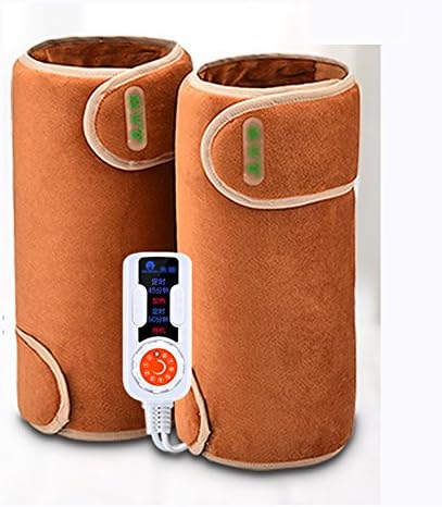 Knee compression sleeve Knee pads Electric knee pads Old cold legs warm knee pads Physiotherapeutic heater elderly warm knee pads (5 colors optional) (all code) Arthritis knee pads ( Color : Khaki )