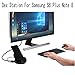 Produktbild Kingko® HDMI Dex Station Desktop Erweiterung Ladestation für Samsung S8 S8 S9 Plus + Hinweis 8 (Schwarz)