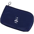 House of Quirk Polyester Multi-Function Portable Digital Product Storage Bag Electronic Accessories Travel Data Organizer Cable Organizer Pouch Shock-Proof Charger Data Line Bag - Grey Dark Blue