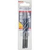 Bosch Professional Accessories Cyl/5 Serisi, Blue Granite Turbo Beton Matkap Ucu, 3'L&uuml; 5/6/8 mm, Gri