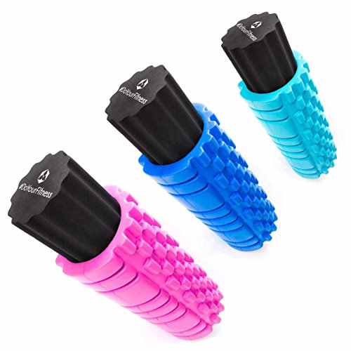 2in1 Faszienrolle »Ganesha« Massage- und Therapierollen zur effektiven Selbstmassage (Faszientraining) / zwei unterschiedliche Härtegrade somit ideal für Einsteiger & Fortgeschrittene : - 9
