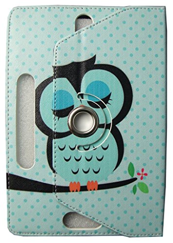 Archos 70 Platinum 3G 7 inch Tablet Kinderspielzeug Universal 360 Grad Wallet Schutzh  lle Folio mit Kartensteckpl  tzen   7 - 8 zoll   von Sweet Tech