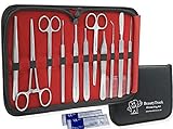 13Pcs Dissection Kit for Medical Biology & Veterinary Students - Anatomy Lab Botany Animal Frog etc Dissecting Tool Set - Dissecting Kit Premium Stainless Steel - Storage Case