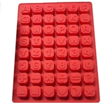 Stampi Silicone Lettere XXL A-Z 6,5 Cm - Per Sapone, Cioccolato E Dolci - 26 Pezzi Extra Resistanti - Foto 2