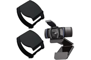 AAED 2 Piezas Webcam Cubierta Compatible con Logitech Webcam C920 C922 C930e, Webcam Cubierta con Adhesivo Fuerte, Webcam Cubierta Protege Privacidad y Seguridad para Webcam