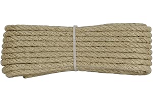 Corderie Italiane 006004301 lina jutowa, 6 mm - 20 metrów, artykuły gospodarstwa domowego
