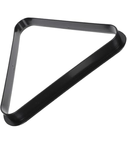 Manuel Gil Triangle De Billard Universel Delta – Forme Cale, Plastique Durable, Compatible Pool Américain Et Anglais, Taille Standard 57 Mm, Fabriqué En Espagne