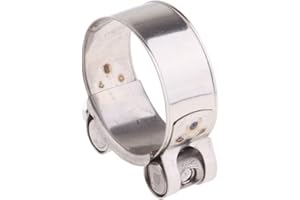 balikha Stainless Steel Motorcycle Exhaust Pipe Clamp - 40-43mm